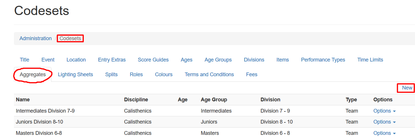 aggregate scoring